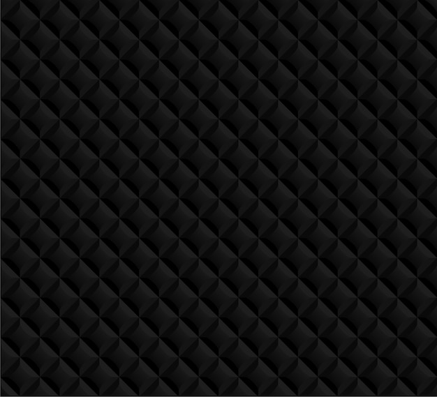 Vector black seamless pattern background