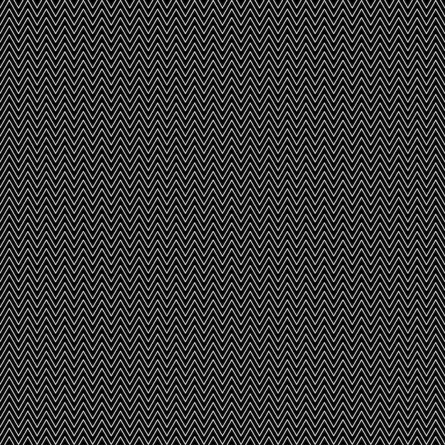 Vector black seamless pattern with zigzags vector illustration