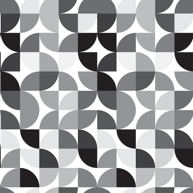 Black shadings geometric pattern design