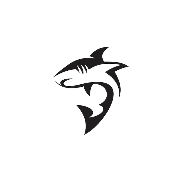 Black Shark Fish Silhouette Sea Animal