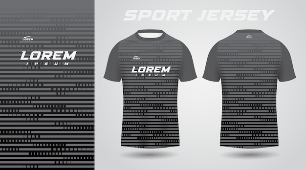 black shirt sport jersey design