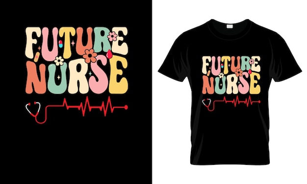 a black shirt with the words future nurse on it