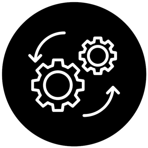 a black sign with the word gears on it