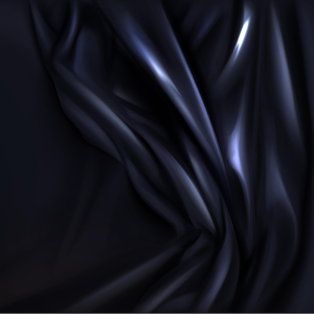 black silk fabric texture design template