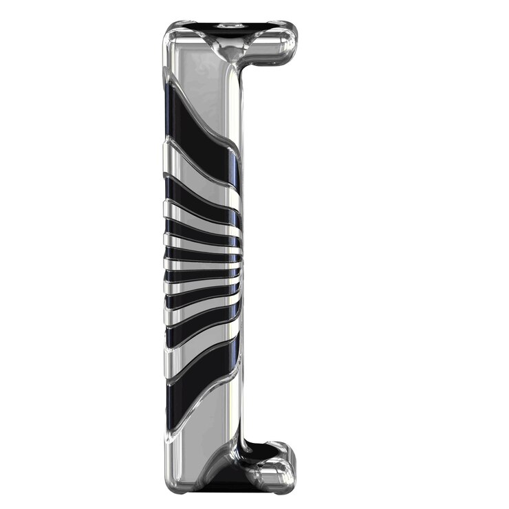 Vector black and silver 3d symbol