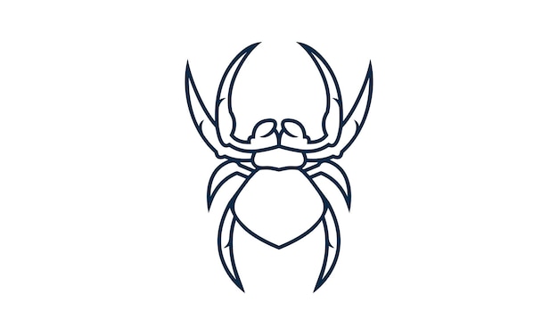 black spider line logo