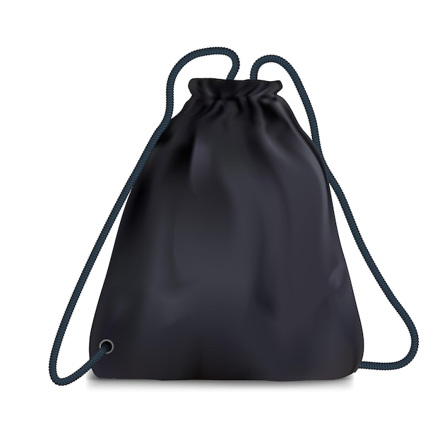 Black Sport Backpack Bag