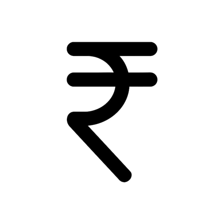 वेक्टर a black symbol with a symbol on it