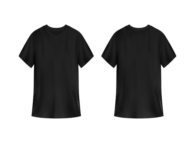 ブラックTシャツモックアップ