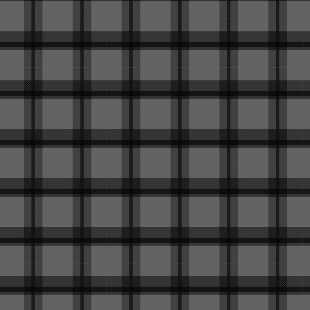 Black tartan plaid seamless pattern background