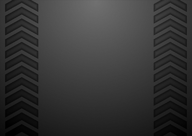 Vector black tech arrows abstract vector background