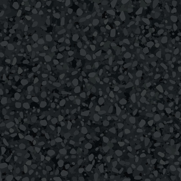 Black textured asfalt seamless pattern top view