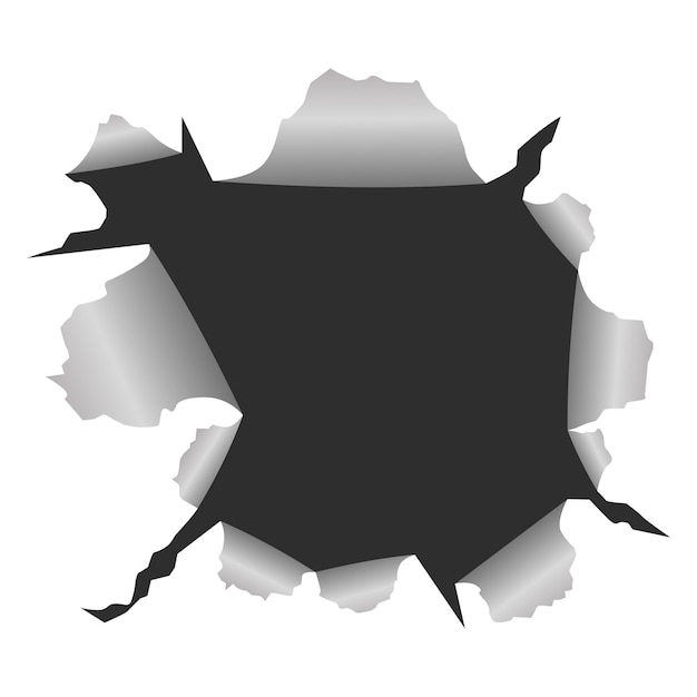 黒い紙の切れた境界線