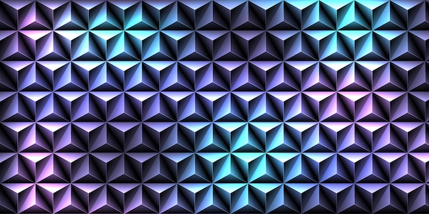 Vector black triangle pattern background.