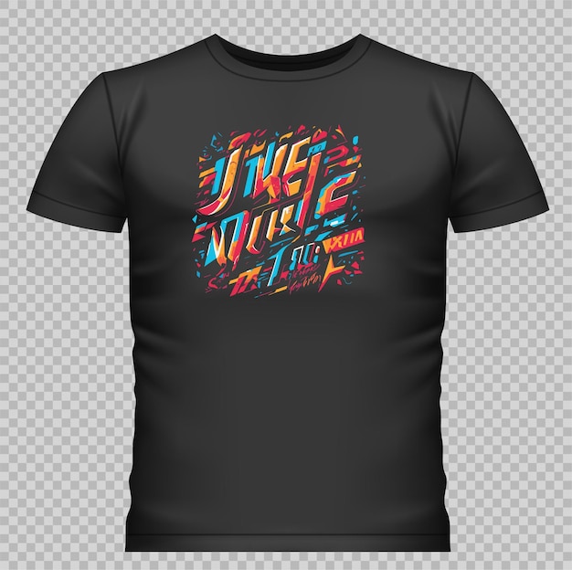 Black tshirt Design print vector