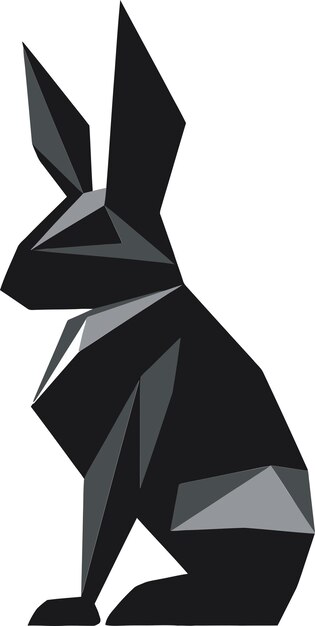 Vector black vector rabbit a logo thats as bold as it is playful even more creative titles