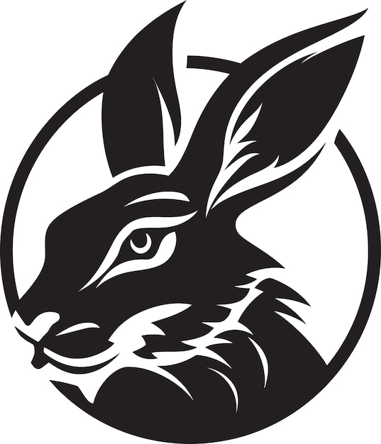 Black Vector Rabbit A Logo Thats Sure to Make You Laugh Black Vector Rabbit A Logo Thats as Sof