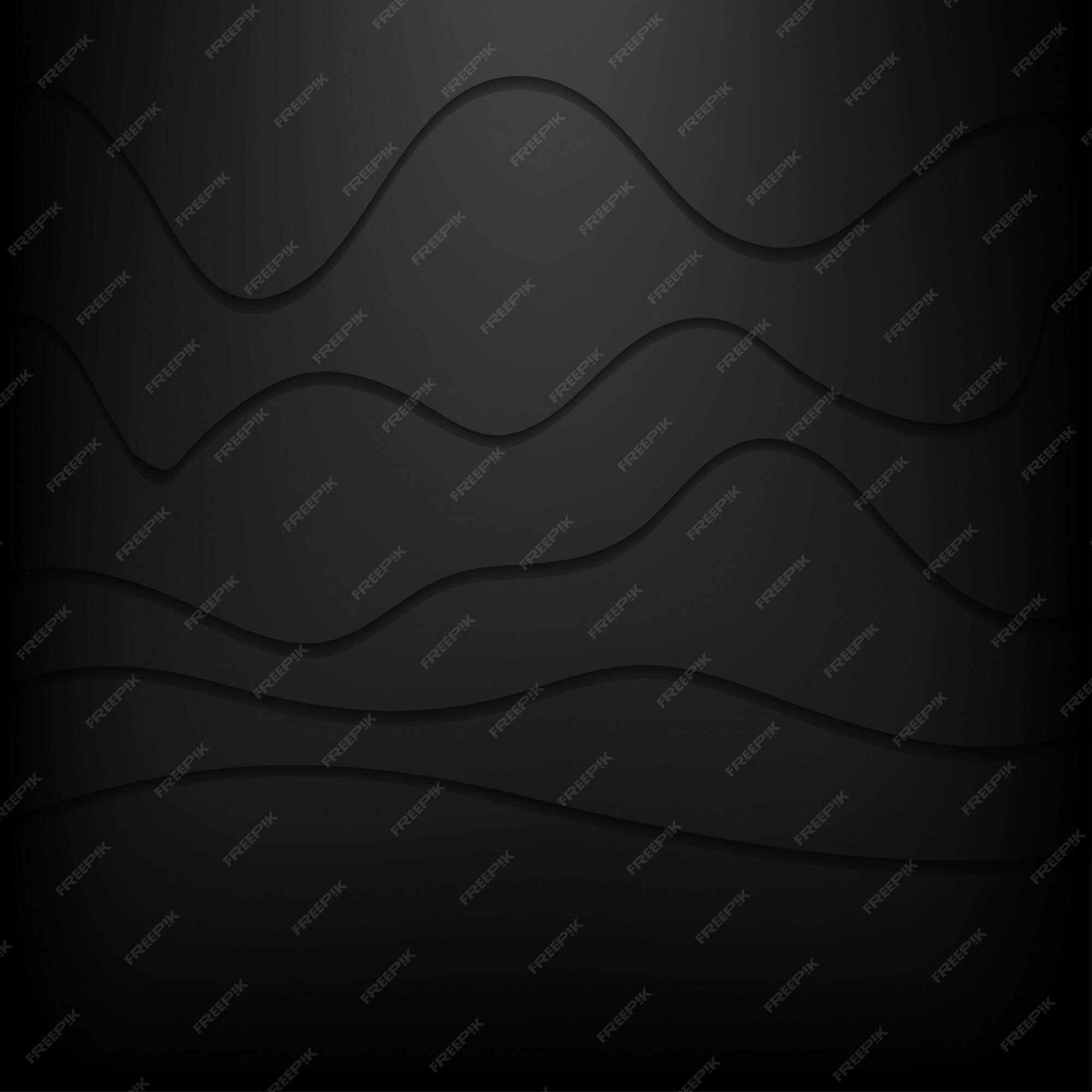 Premium Vector | Black Wave Background