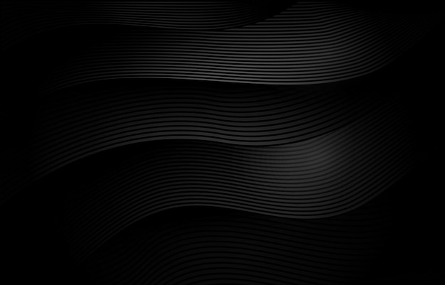 Black wave corporate technology blank space background