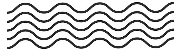 Vector black wavy lines philatelic stamp postal symbol