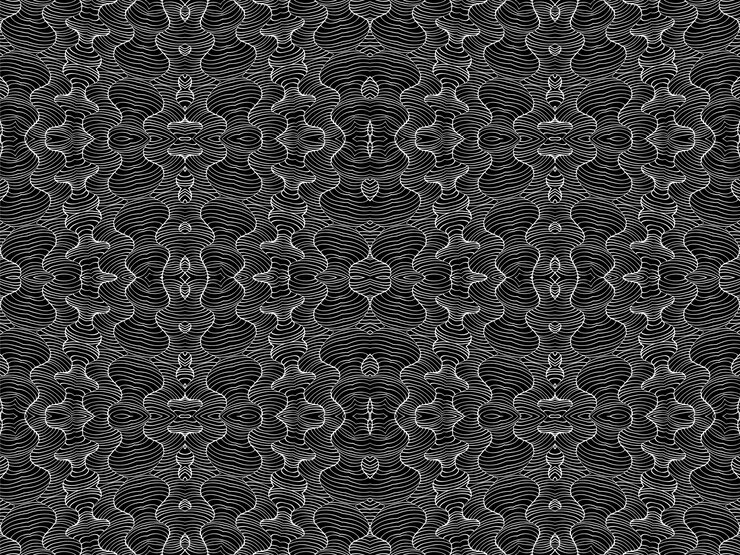 Vector black and white abstract background geometric tribal ornaments background