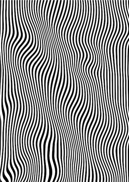 a black and white abstract background with a black and white striped pattern