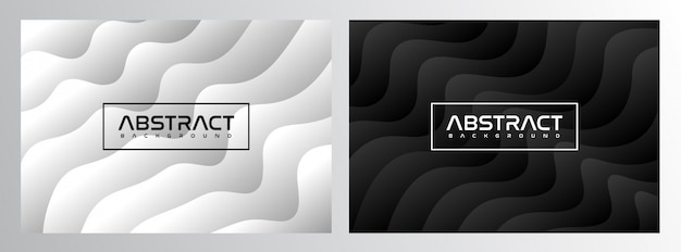 black and white abstract design background