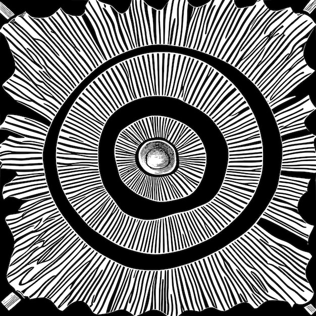 Vector black and white abstract graphics vector