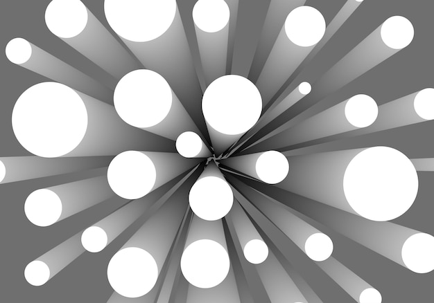 Черно-белый абстрактный полутоновый фон точек. Векторная иллюстрация