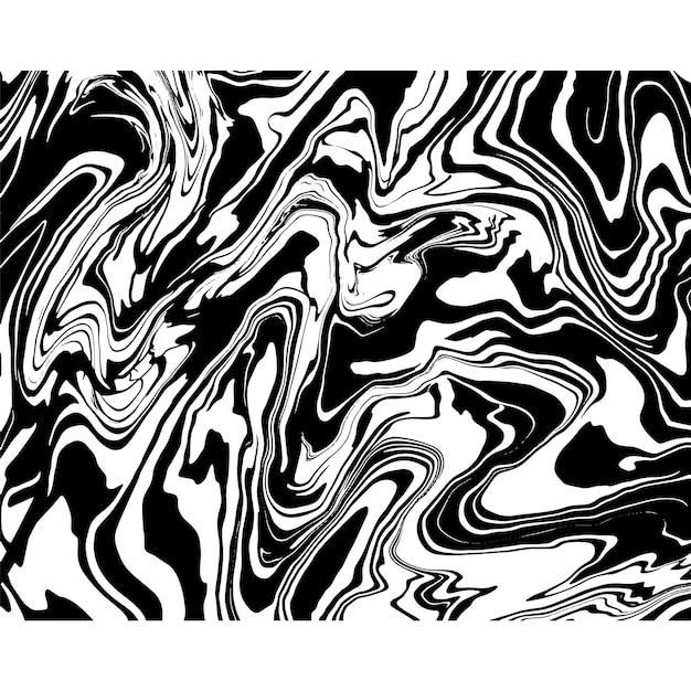 .Black and white abstract marble texture. Monochrome abstract background. Vector illustration