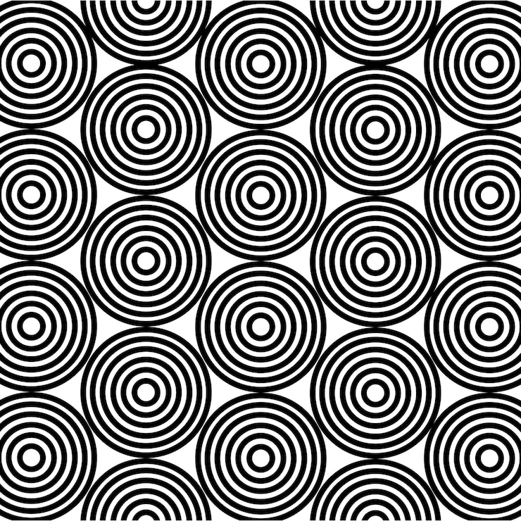 Vector black and white abstract vector pattern