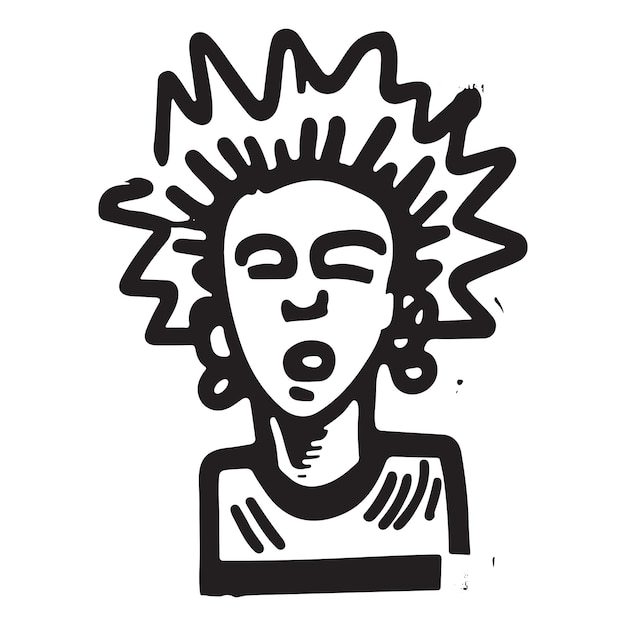 Black and White Artwork Inspired by 90s and 2000s Subcultures Keith Haring JeanMichel Basquiat
