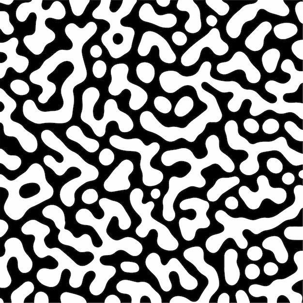 Vector black and white background abstract pattern