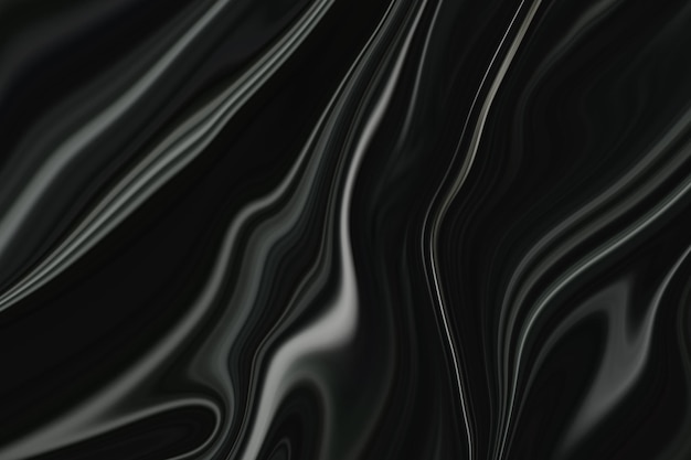 A black and white background with a black and silver wave pattern.