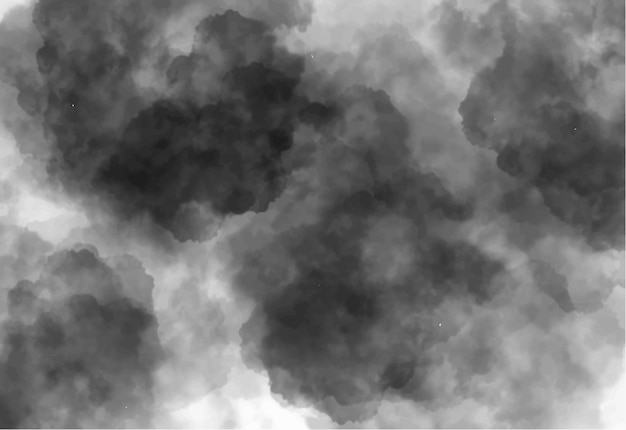 Vector black and white background with grunge cloud texture