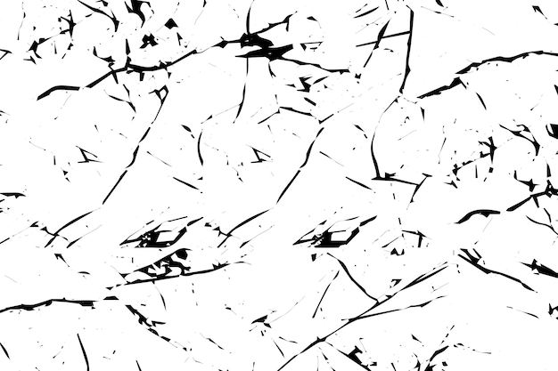 Black and white background with a pattern of broken glass.