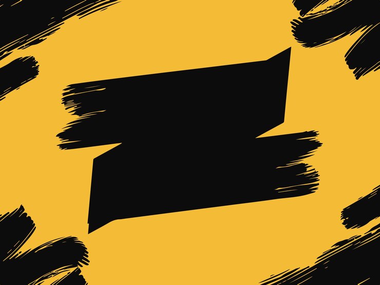 Vector a black and white brush stroke banner background