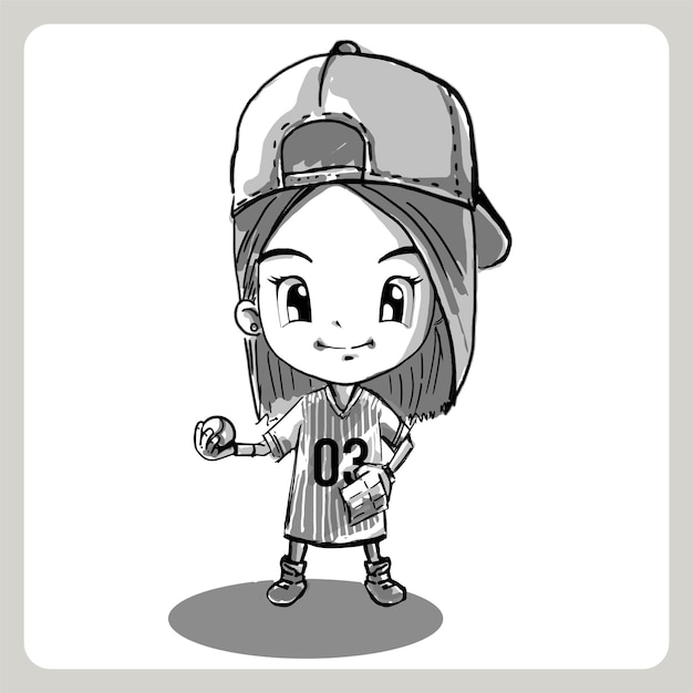 black and white cartoon drawings for coloring cute cartoon illustration