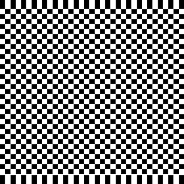 Black and white checkered abstract background