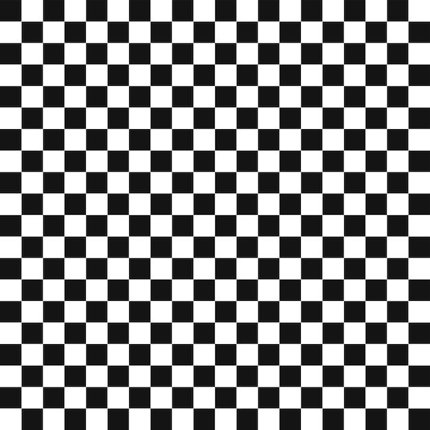 Black and white checkered seamless pattern Vector