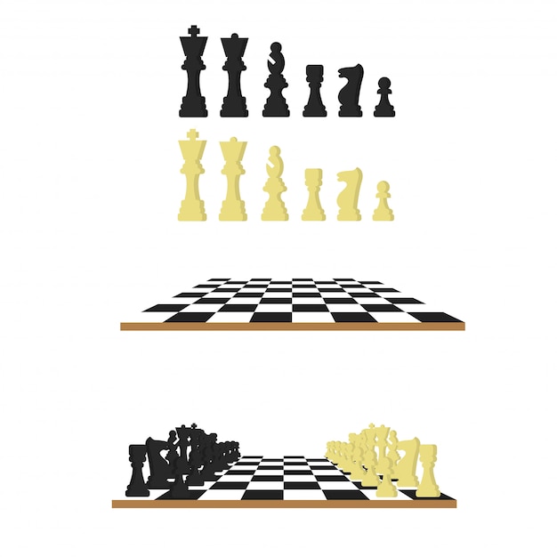 Black and white chess