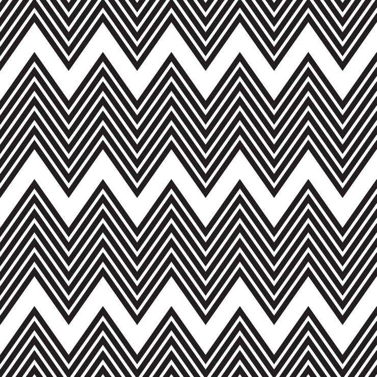 Vector black and white chevron pattern