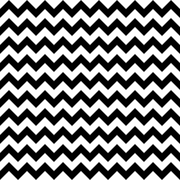 Black and White Chevron Pattern