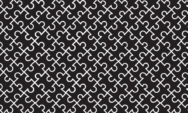 Black white colored puzzle background Design Vector Background for Business presentation