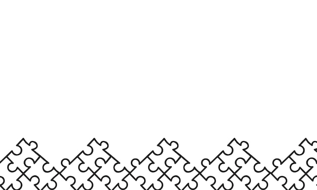 Vector black white colored puzzle background design vector background for business presentation