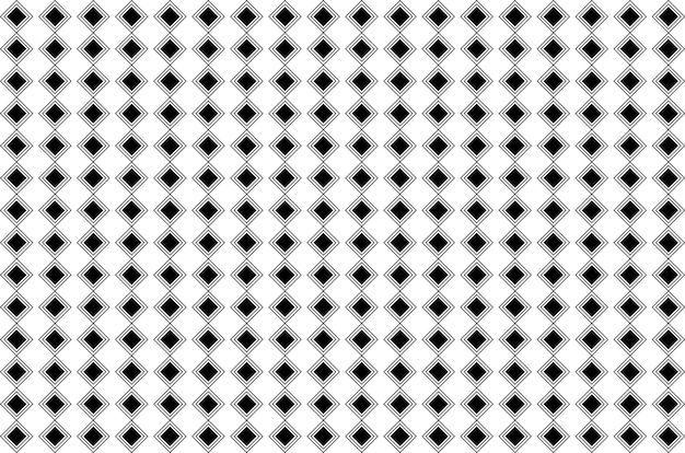 Black and White diamond Pattern