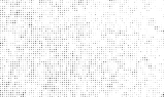 Vector a black and white dotted background with small dots a black and white halftone pattern with dots