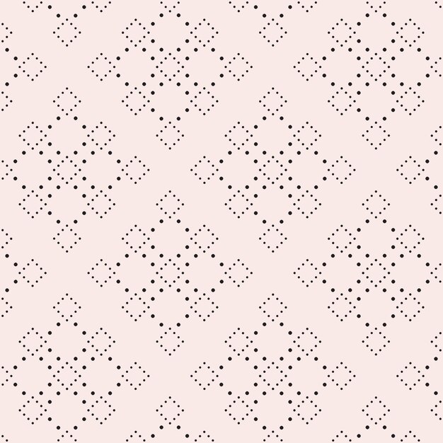 Vector a black and white dotted pattern on a pink background