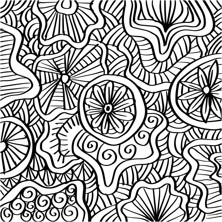 Vector a black and white drawing of a pattern with the words o on it