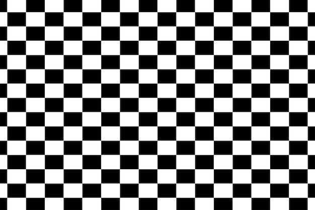 Black and white empty chess board